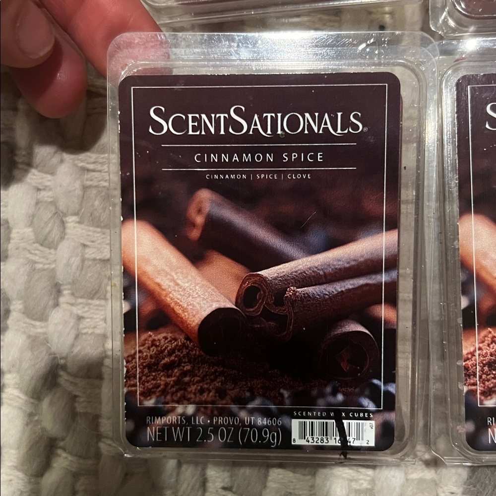 10 ScentSationals New fall wax scented candle cubes cinnamon apple pie spice - Picture 3 of 7